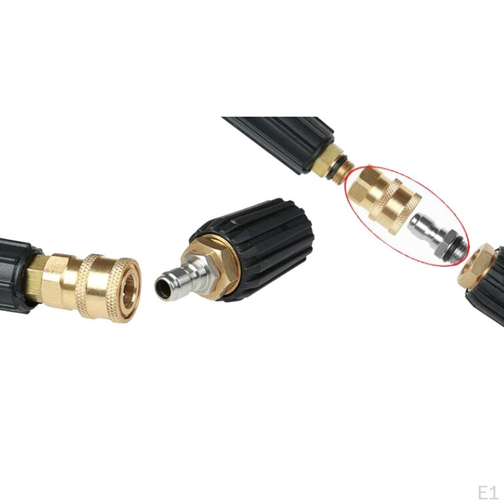 Change Over Pressure Washer Spray Nozzle With 1/4 Inch Connect Quickly