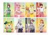 Ensky Colorful Peach Clear Card Collection Gum Karapichi Diner BOX - - 16-pack (Candy Toy)
