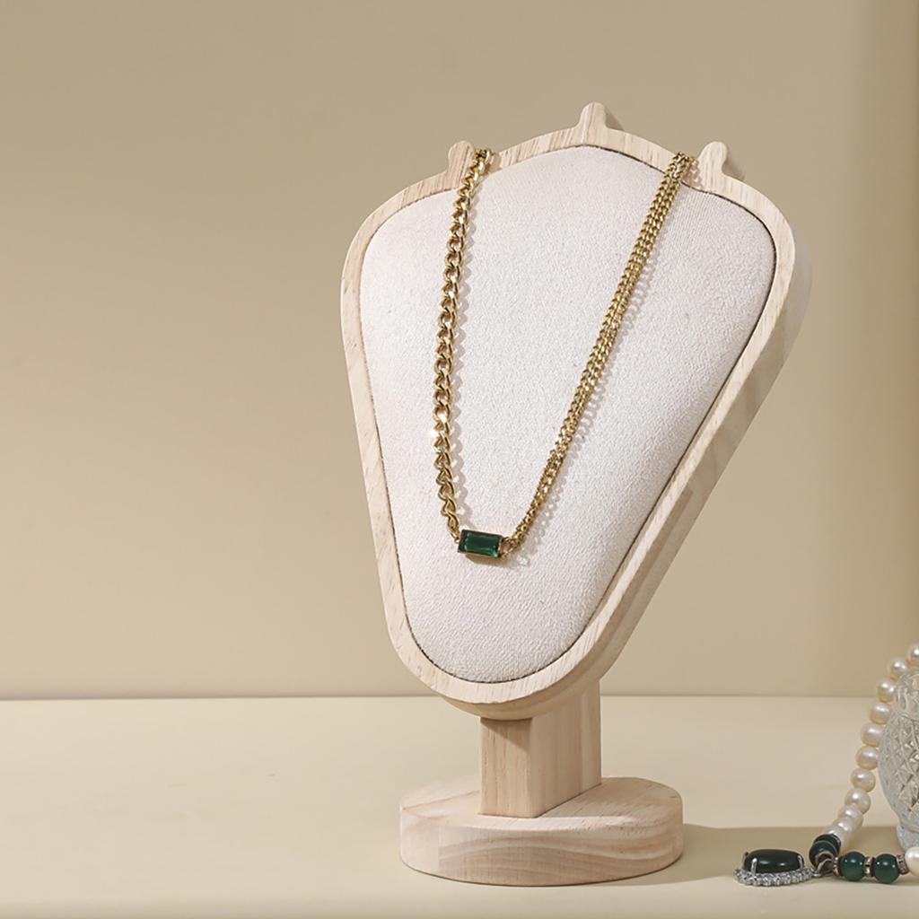 Schmuck Halsketten Organisationsständer Effektiver Holz Halskettenhalter für Schmuckausstellung und verwicklungsfreie Organisation