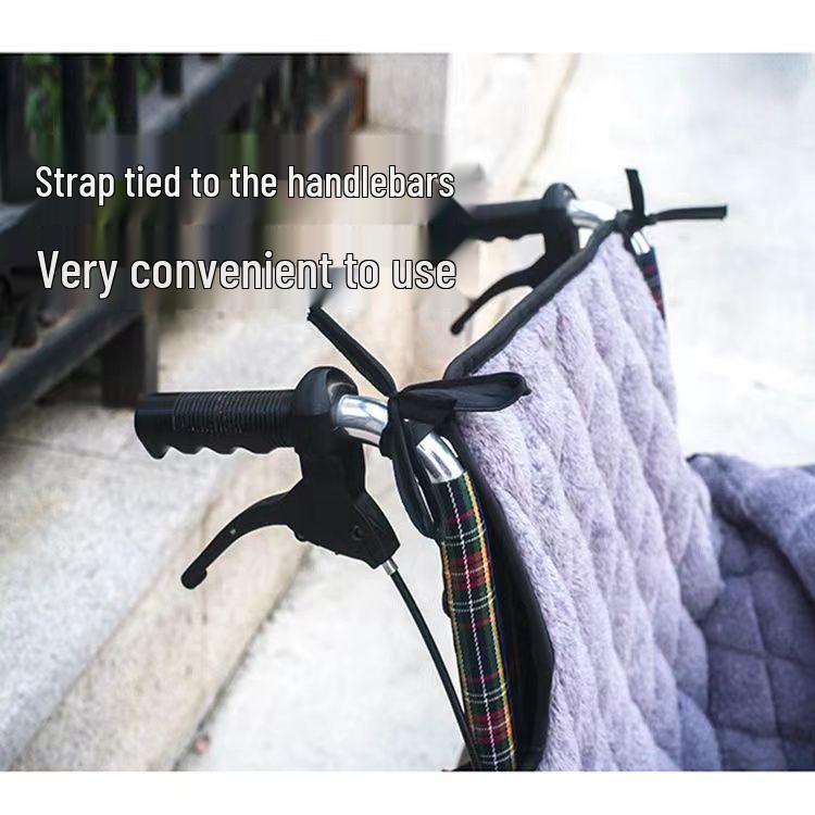 Elderly Travel Blanket: Winter Windproof, Coldproof Thick Quilt for Outdoor Wheelchair Use