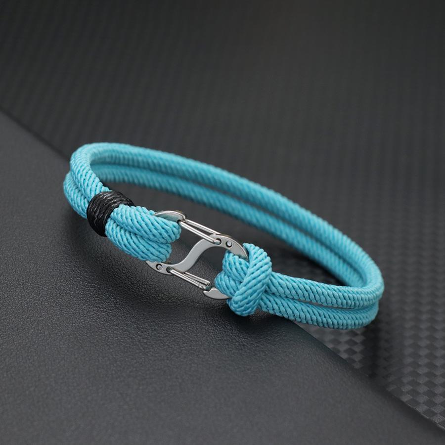 New 6 Colors Men Bracelet A Grade 4mm Milan Cord Chain Brazalete Stainless Steel Clasp Wrap Braclet Homme Bileklik Erkek