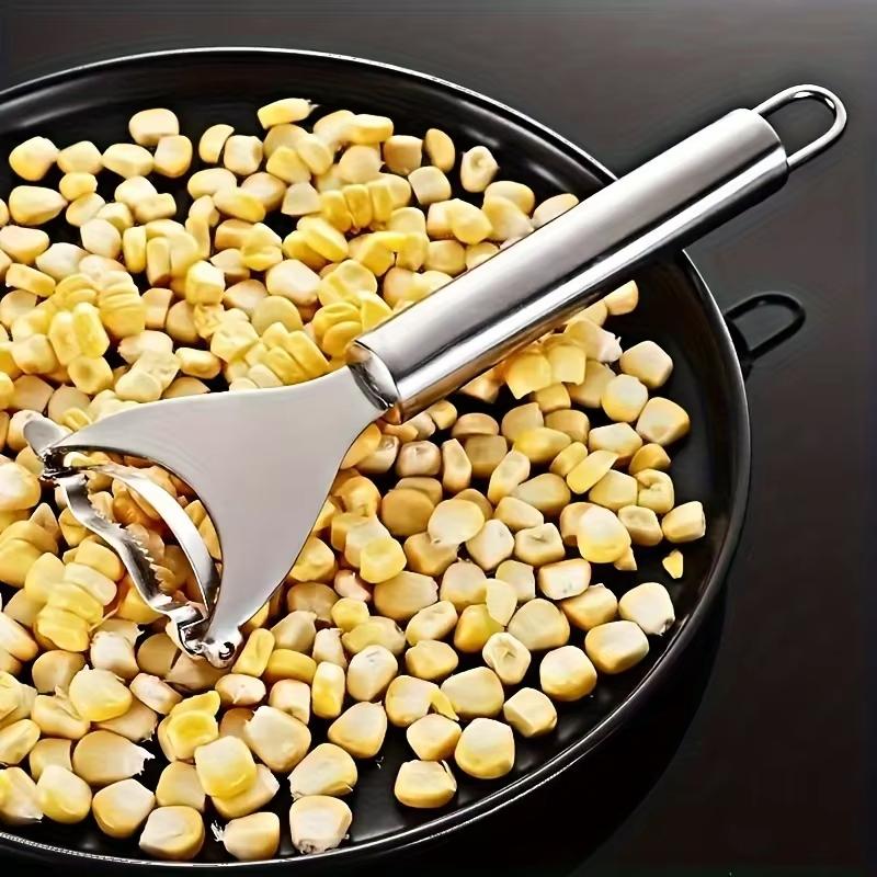 Stainless Steel Corn Stripper Corns Threshing Corn Thresher Stripper Peeler Corn Kerneler Peeler Fruit Vegetable Kitchen Gadget