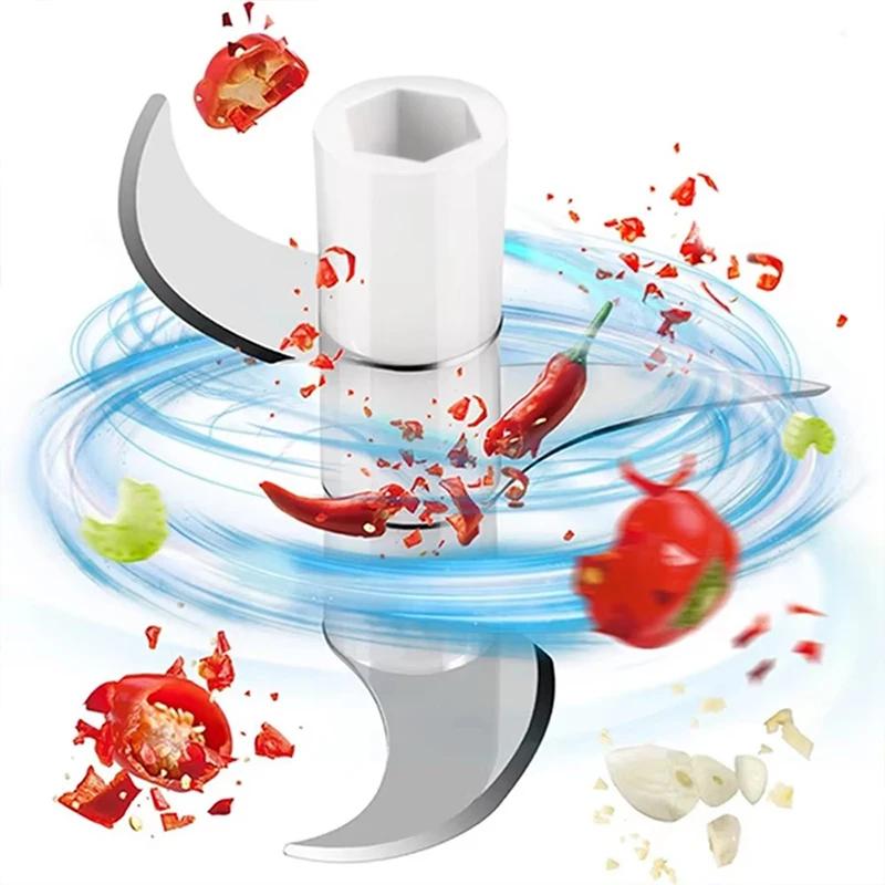 Electric Mixe Home Garlic Grinder Mini 250ml Vegetable Grinder USB Charging Multifunctional Kitchen Vegetable and Fruit Chopper