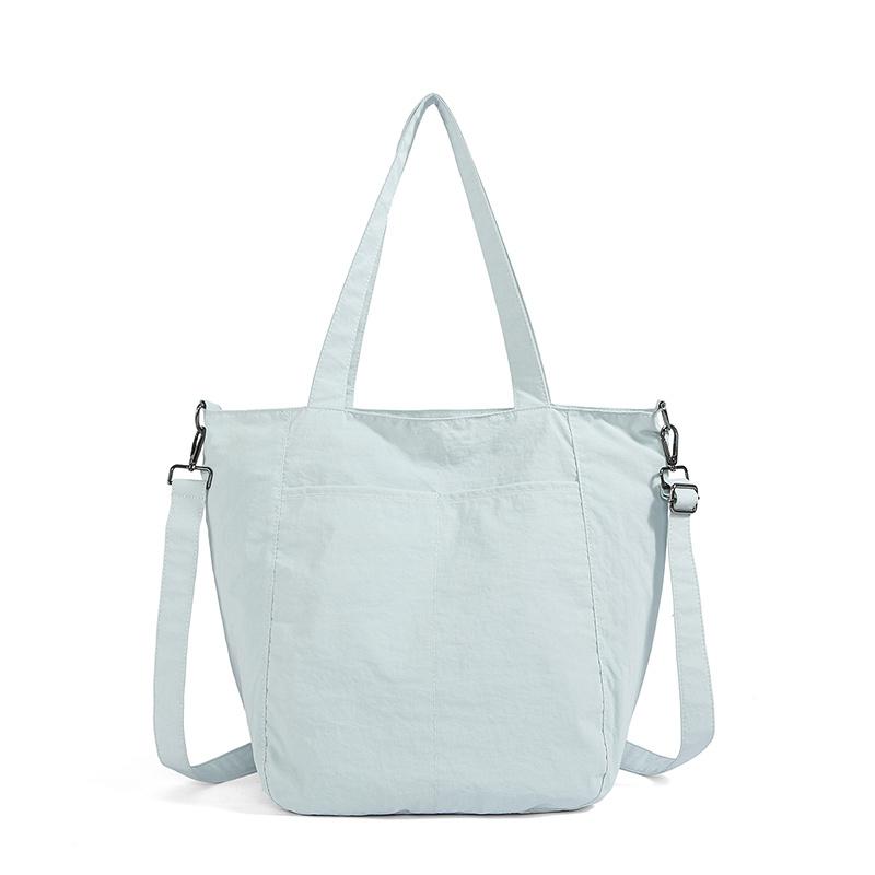 Large Capacity Handbag Women's Solid Color Shoulder Bag