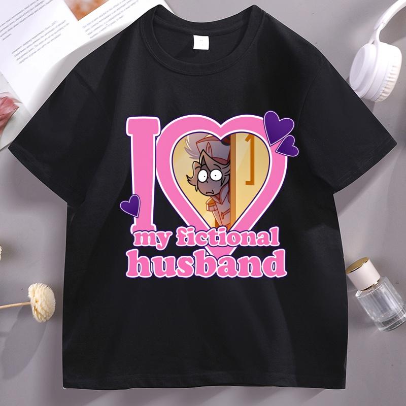 My Fictional Husband Tshirt Casual Round Neck Cotton Short Sleeve Loose Tshirt Streetwear Elasic Comfortable Tee Shirt Clothes