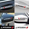 Car Styling Door Handle Reflective Stickers Vinyl Decoration For Mitsubishi Mirage G4 DV5