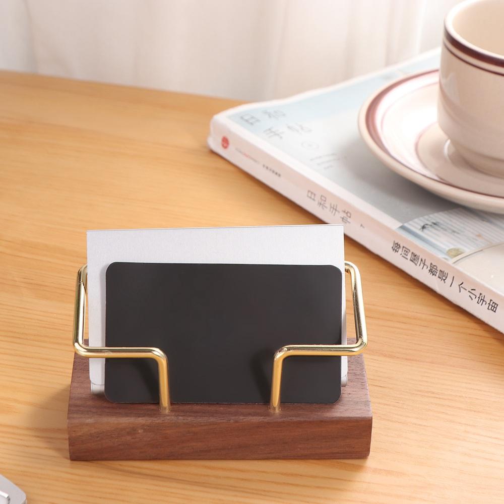 Tabletop Shelf Business Card Holder Card Storage Cards Display Stand  Home Office Supply