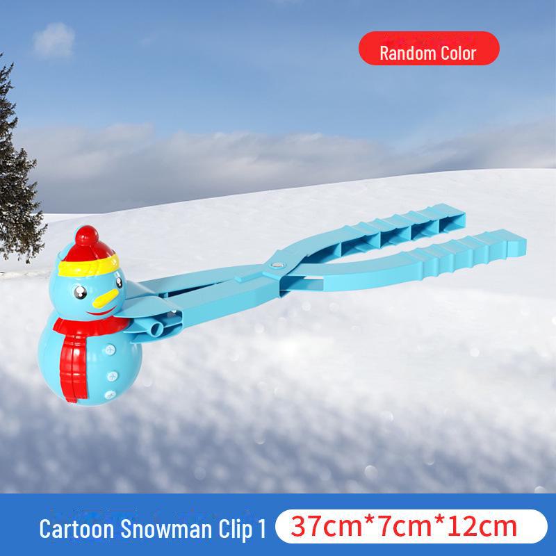 Outdoor Little Yellow Duck Snowball Clip - the Ultimate Tool for Making Perfect Snowballs Effortlessly! Ideal for Snowball Fights and Winter Fun.