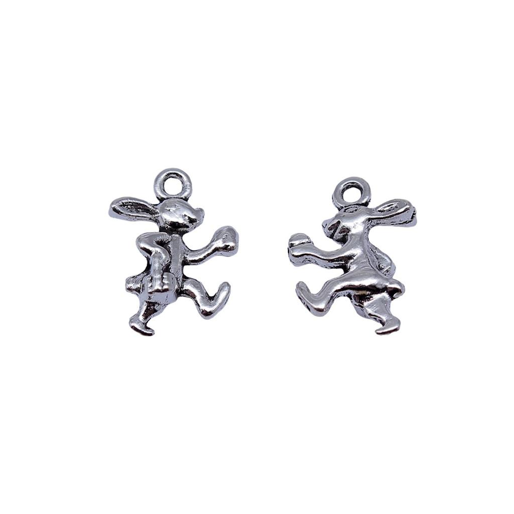 Pig Sheep Cow Mr Rabbit Charms Alloy Pendants For DIY Bracelet Necklace Accessories