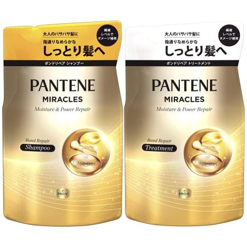 

Pantene miracles moisture & power repair shampoo + treatment refill set 350g + 350g set buy