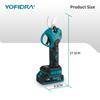 Yofidra 21V Brushless Electric Pruner Shear Digital Display Cordless Fruit Tree Bonsai Pruning 2 Gears  Electric Scissors For Makita  Battery