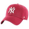 New York Yankees Clean Up Cap, Mens Burgundy Cap