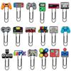 Creative Cartoon Game Console Bookmark - Colorful DIY Office Supplies Paperclip