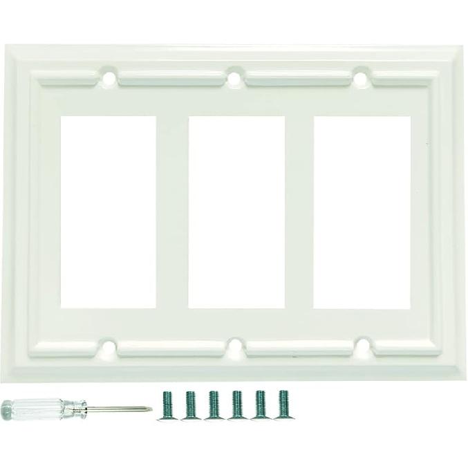 Wall Plates, Duplex Outlet Covers, Toggle Light Switch Plates, Decorator Light Switch Cover, Bamboo Fiber Material Standard Size Wall Plates of