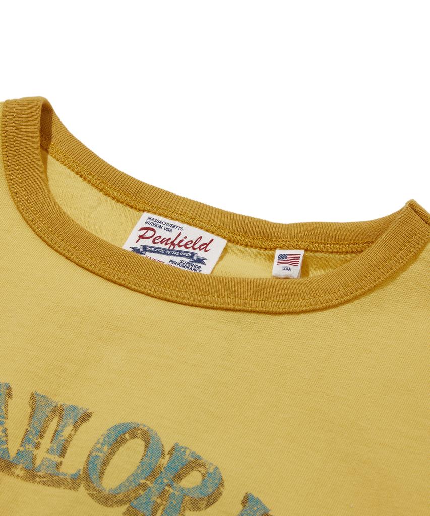 PENFIELD Vintage Series Chivalrous Short Sleeve T-Shirt Yellow_Fs2Kt43U