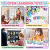 32pcs Magnetic Blocks Building Cubes for Toddlers, Classroom Must Haves Creative Learning Kids Gifts, Preschool Montessori Sensory Autism Magnet Toys