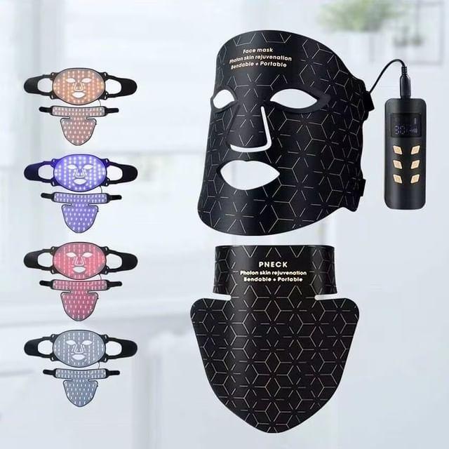 Beautyronics - USB Rechargeable Light Therapy Face & Neck Massager Set Of 2 - Face & Neck Massager