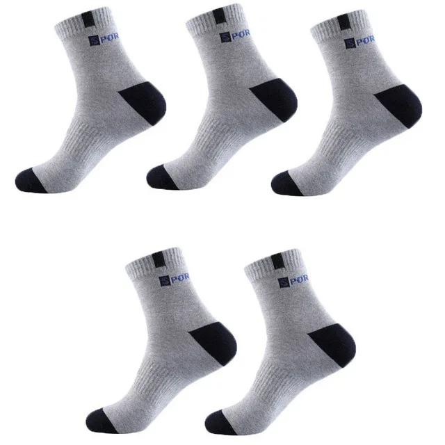 5Pairs Men Cotton Socks Autumn Winter Men Socks Breathable Cotton Sports Socks Breathable Business Socks Size EU39-45