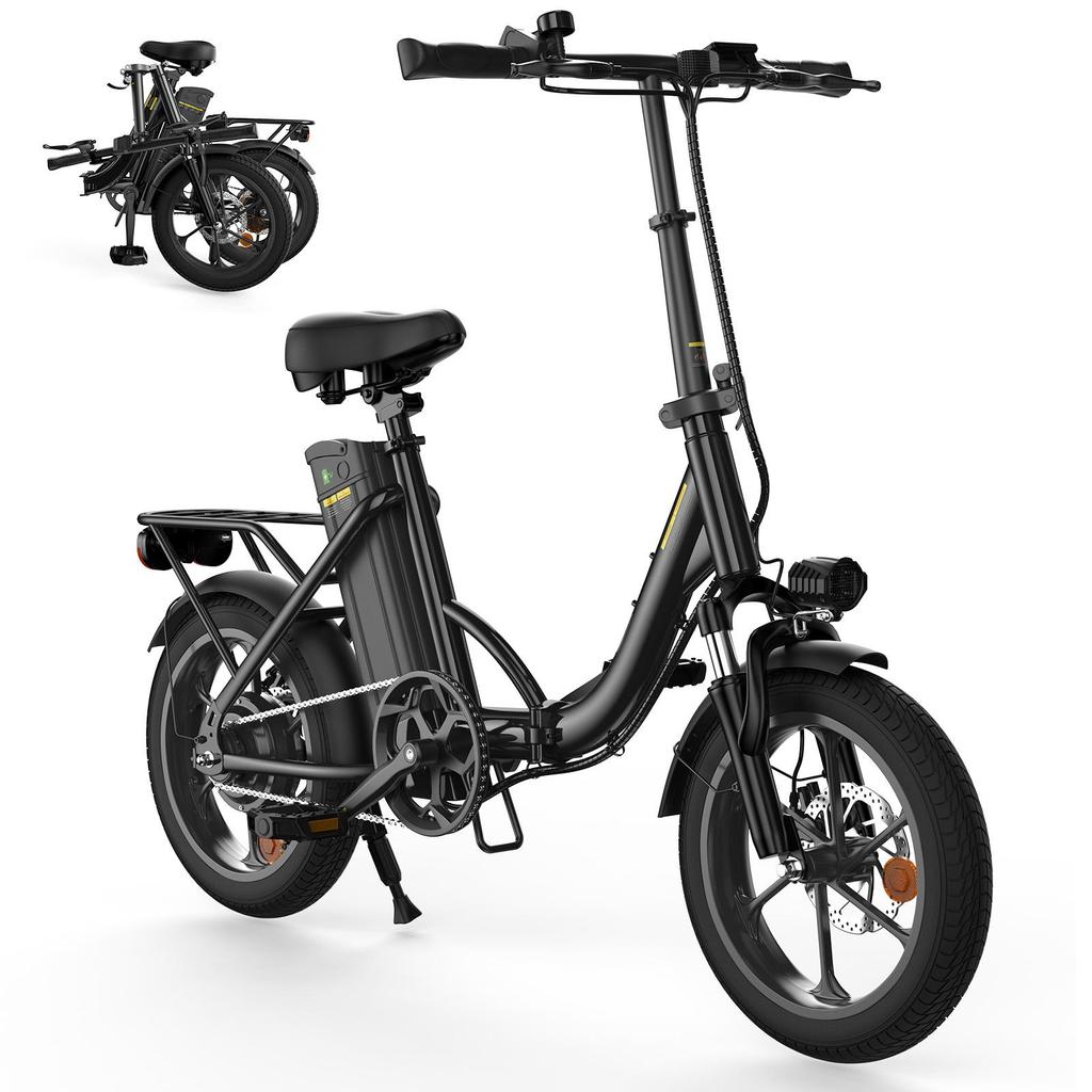 iScooter U4 City E-Bike Pieghevole Pratica Motore 250W Batteria 36V10.4Ah Autonomia 88KM Carico 120KG Monopattino Elettrico Urbano