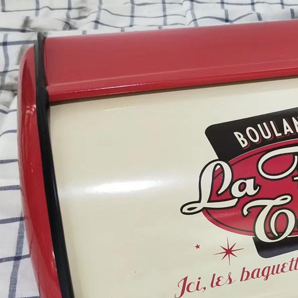 Metal Bread Box Large Capacity Excellent Sealing Keep Freshness Easy To Clean Bread Bin Container
