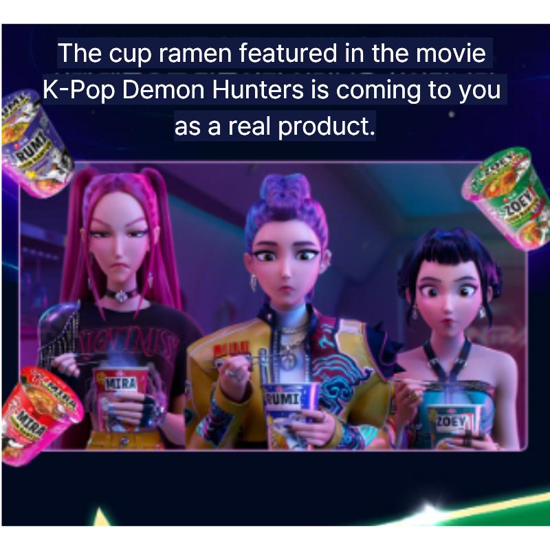 Shin Ramyun K-Pop Demon Hunters Edition