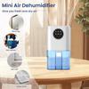 Compact Home Dehumidifier Dryer Portable Quiet Moisture Absorber Odor Mold Control for Bedroom Living Room Kitchen Closet
