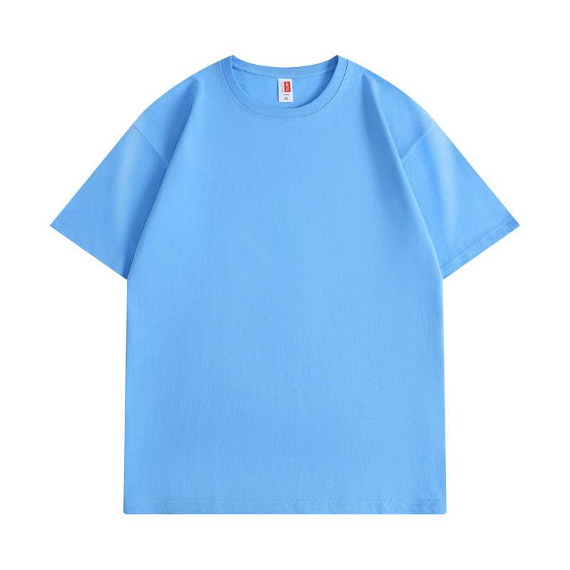 Summer Pure Cotton Custom T-shirt: Student Graduation, Parent-Child, Round Neck, Drop Shoulder Short Sleeve, Class Uniform Printing