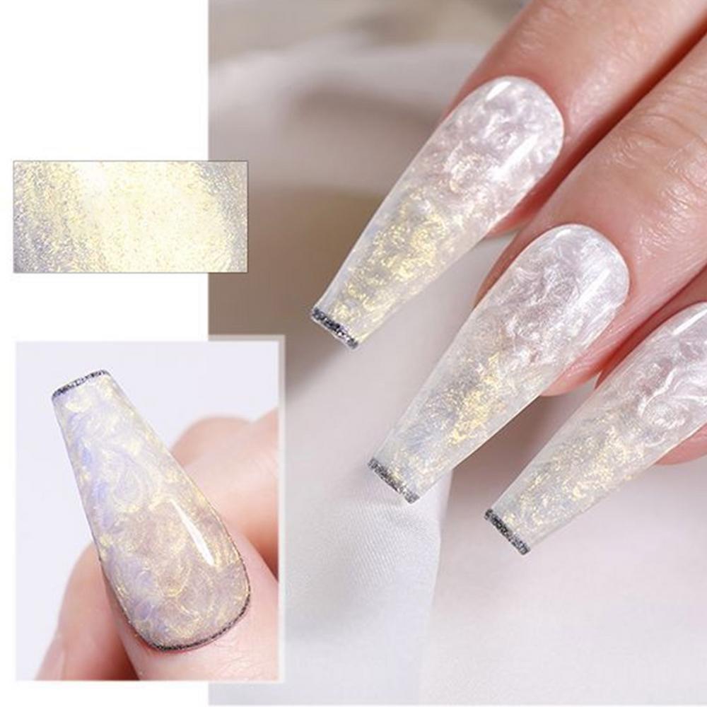 Shimmer Shell Gel Nail Polish Long Lasting UV Nail Gel DIY Nail Art Accessories