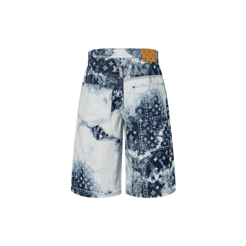 LOUIS VUITTON Casual Shorts Men's Blue White 1AA55K
