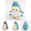 Soft Cat Shark Plushie Doll Kawaii Toy For Kids Pillow Decor Room
