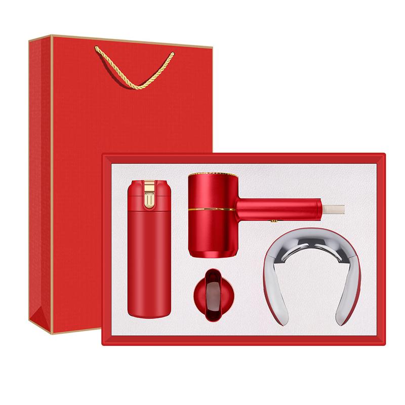 Huazao Baijia A1 Executive Gift Set Insulated Cup, Umbrella & Massager Bundle