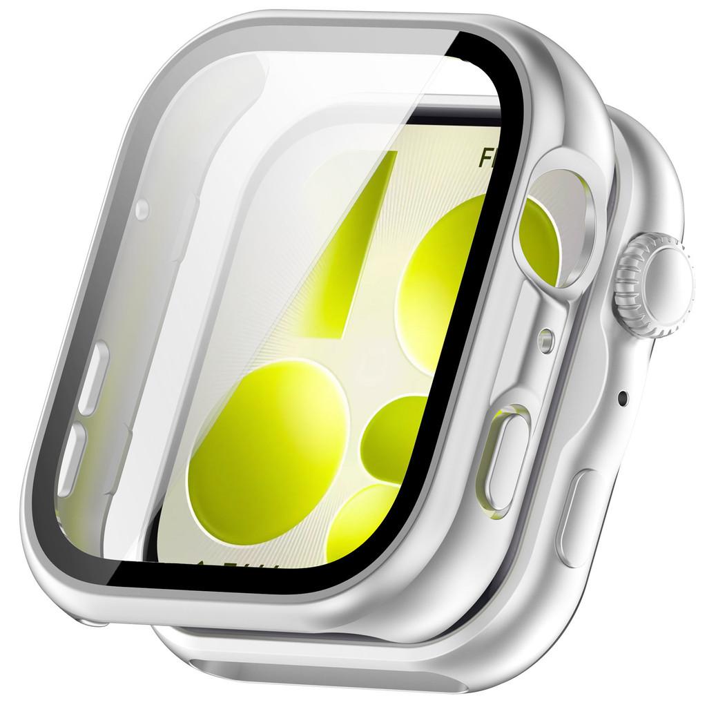 Glas+Hülle für Huawei Watch Fit 4/5 Pro Gehärtetes Glas Displayschutz & Harter PC Schutz Stoßfänger für Huawei Fit4/5 Zubehör