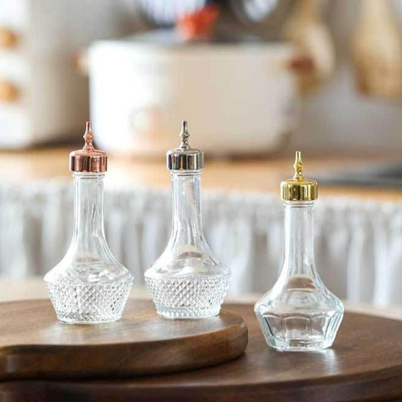 Bitters Bottle With Spout 50ml Shatterproof Clear Glass Portable Professional Bar Tool for Professional Bartenders