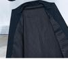 Men's Slim Fit Windproof Jacket - American Business Casual, Stand Collar, Plus Velvet, Warm & Wear-Resistant.