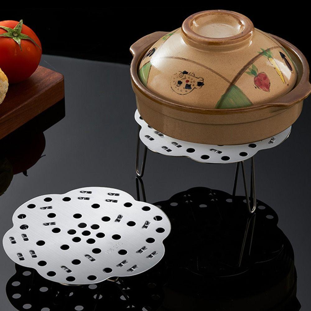 

Multifunctional Retractable Steaming Rack Stainless Steel Tableware Stand Kitchen Accessories