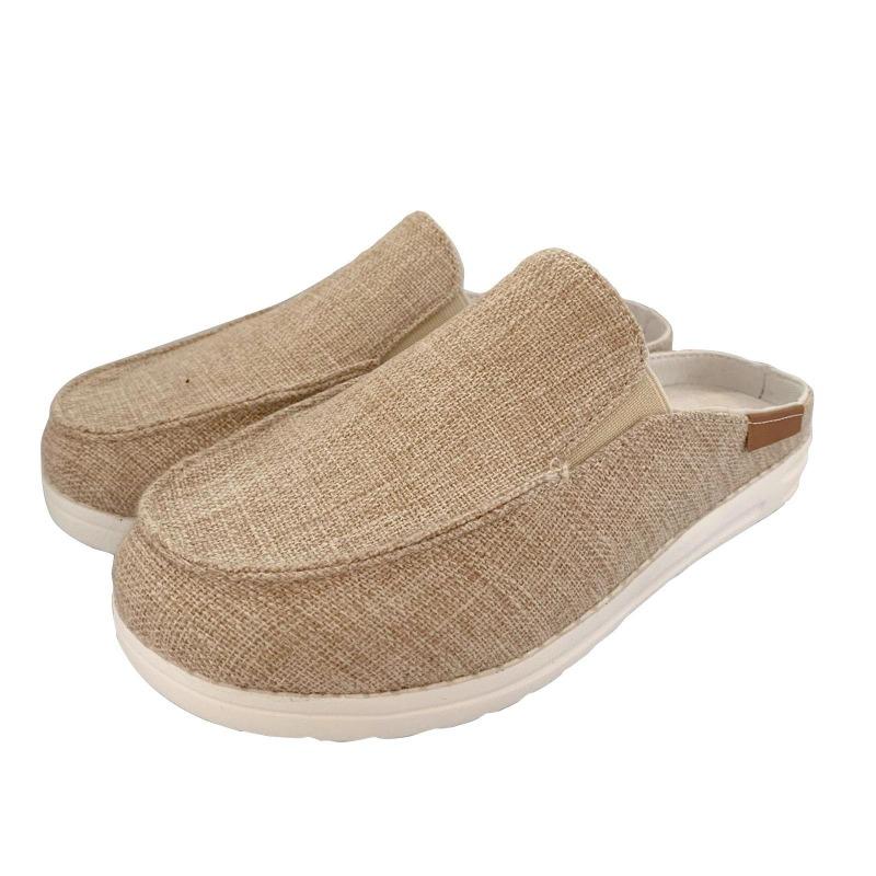 Dámské sandály Dámské boty Kožené mokasíny Slip On Mules Antil Slip Beach Sandály