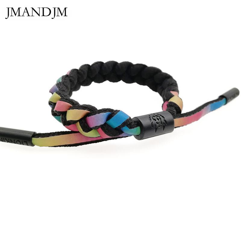 Bracelet Shoelace Woven Holographic Reflective Couple Bracelet Men's and Women's Bracelet