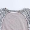 2024 Winter European & American Round Neck Sequin Long Sleeve Dress - Elegant & Simple Fashion for Women