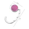 Round Bag Hook Holder Aluminum Alloy Handbag Hook Portable Folding Hook  Women
