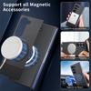 For Magsafe Magnetic Leather Phone Case For Samsung Galaxy Z Fold7 5G Wireless Charger Magsafing Hard PC Tough Cover For Samsung Z Fold 7 6 5 4 3 5G