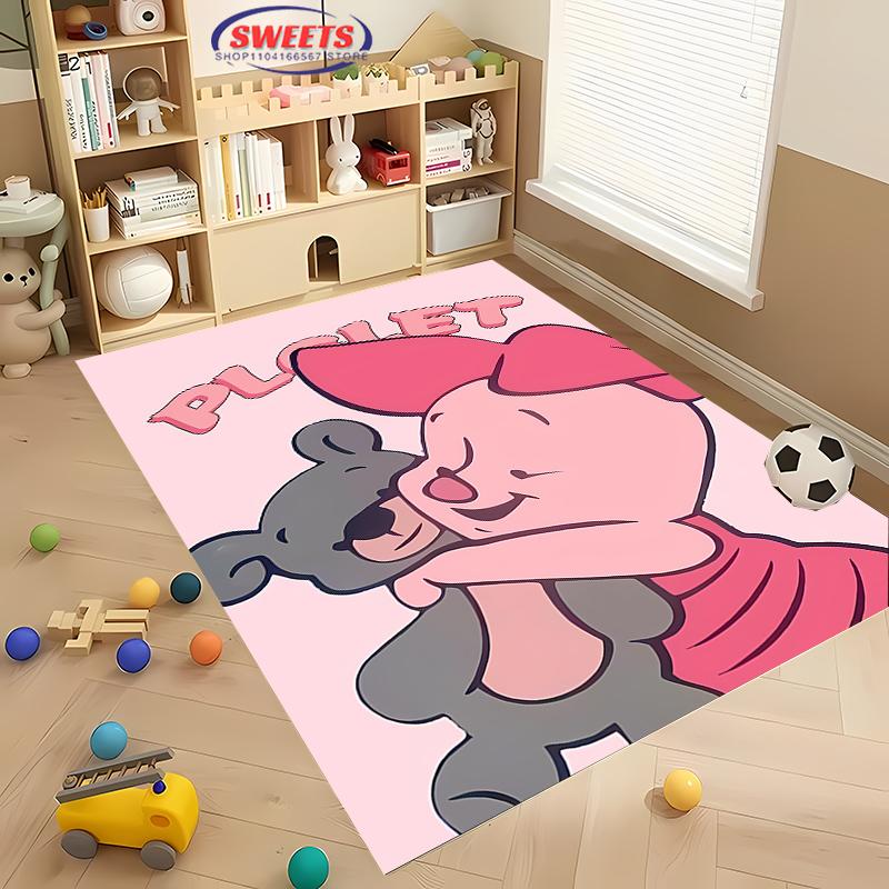 

New Shelves! Classic Disney Winnie The Pooh Carpet, Living Room Bedroom Children s Room of Choice, Non-slip Machine Washable Mat 40x60cm (16x24in)
