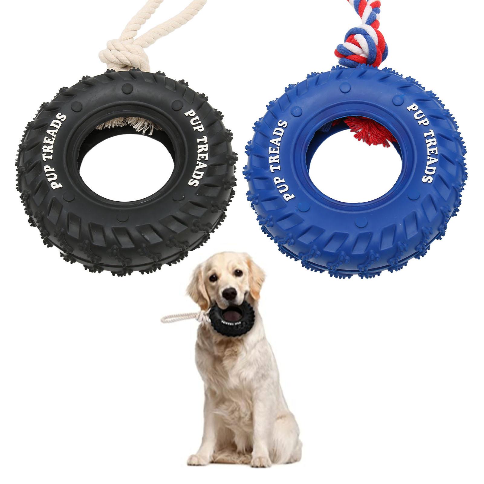 

Собачья шина жевательная игрушка устойчивая к укусам лакомство дозирует резиновую агрессивную игрушку-буксир для собак с веревкой для медицины