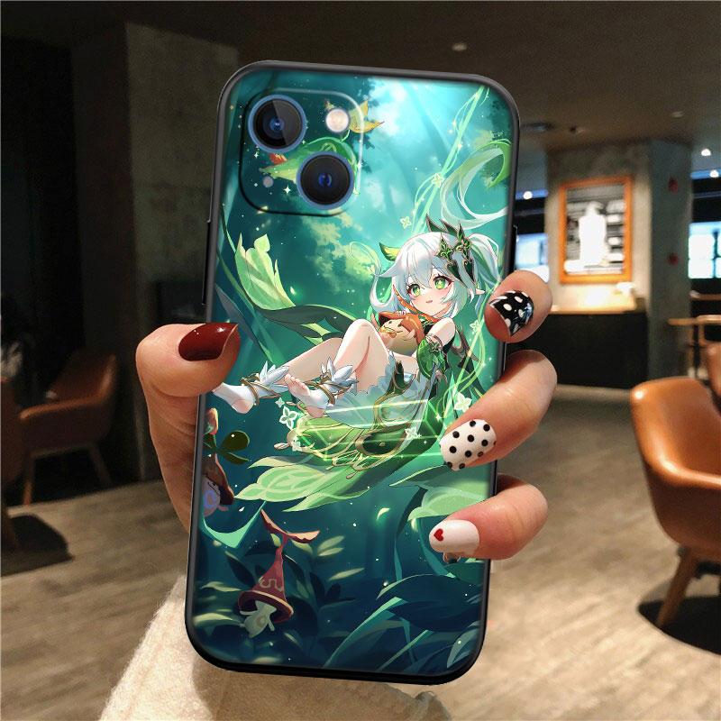 IK34 Genshin Impact Girl Phone Case for Samsung Galaxy S20 S21 S22 Ultra FE + Plus A21S A22 A24 A25 A26 A30 A30S A31