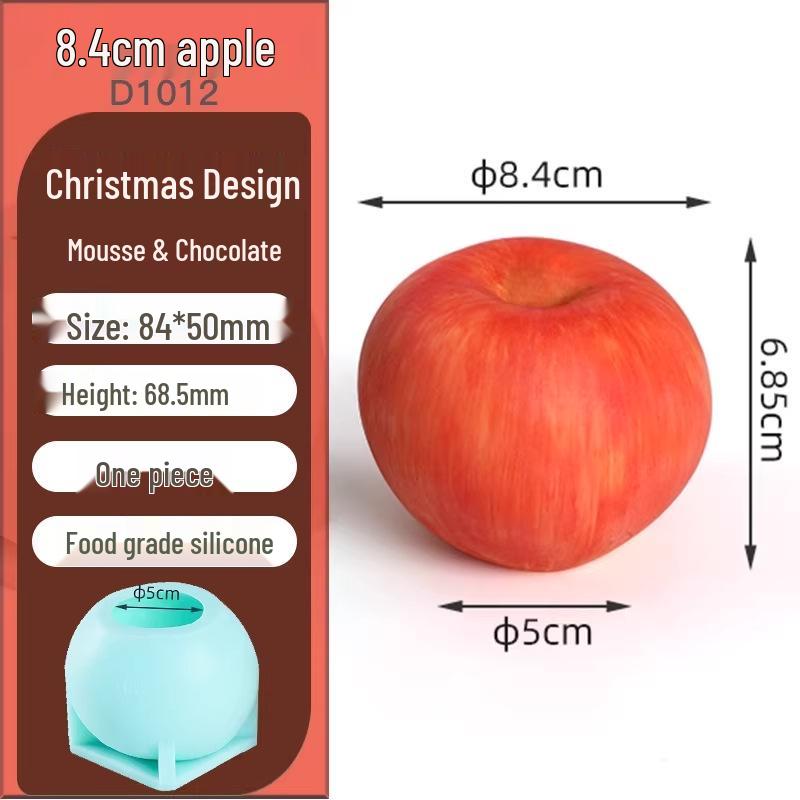 Silicone Christmas Sleigh Mold: Food-Grade Chocolate Shells for Fun Festive Cake and Mousse Decorations