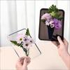 Decorative Acrylic Transparent Vase for Modern Home Tabletop Living Room Desktop Display