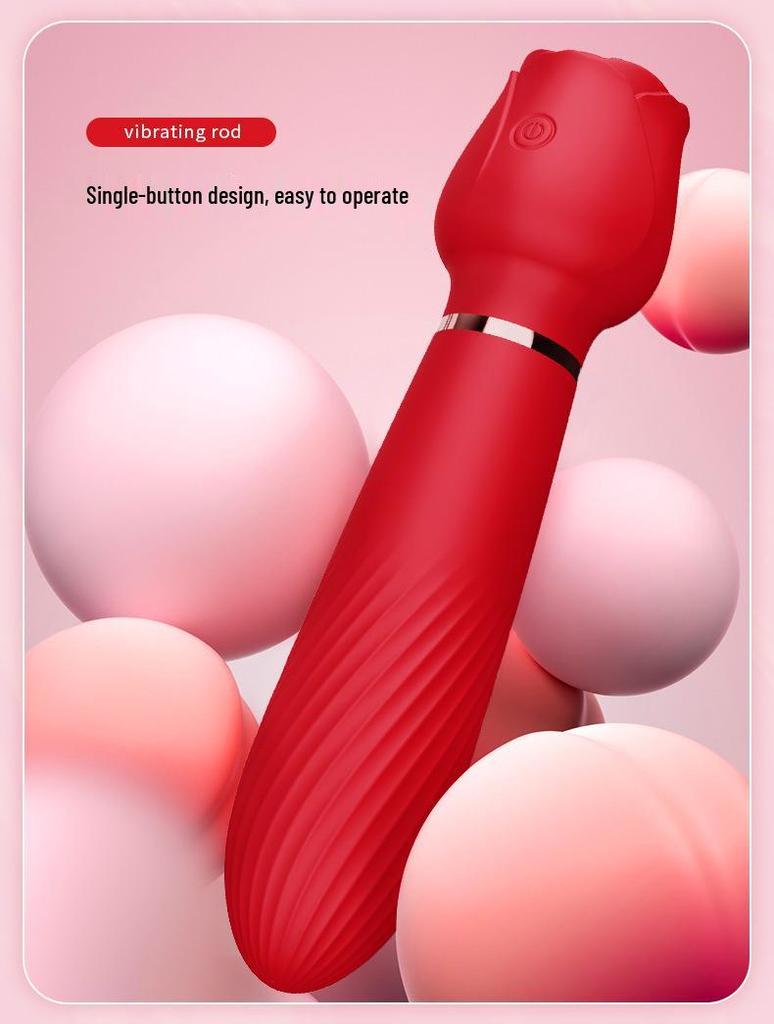 Różowe damskie wibrujące klipsy na sutki – Erotyczna stymulacja i wibrator do gry wstępnej