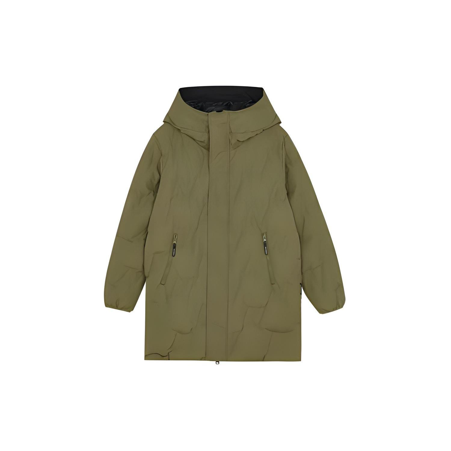 New Balance Long Down Jacket Asia Sizing Olive Green Unisex AMJ14303-OV L