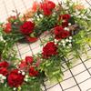 Valentines Day Wreath Decor Decorative Garland Home Decor Valentine's Day Front Door Wreath For Porch Cabinet Home Indoor