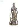 New Collectable Chinese Brass Carved Kwan-yin Guan Yin Buddha Exquisite Small Statues Home Decoration Knickknacks
