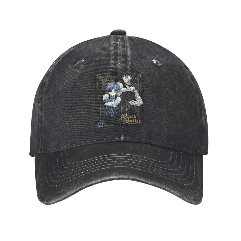 black butler blue Casual Baseball Cap Summer  Trucker Hat Sun Visor Kpop Rock Hip Hop Hats Female Male Fashion Baseball Caps